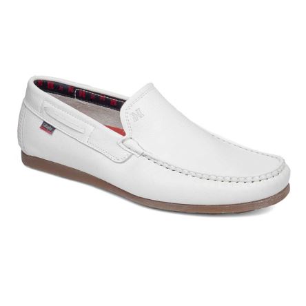 Callaghan 15200 Driveline Men's Loafers White | GZSRFK
