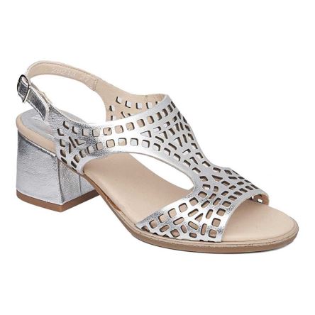 Callaghan 29213 Kibow Women's Heels Sandals Silver | DLTOMR