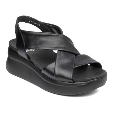 Callaghan 29904 Llana Women's Platform Sandals Black | EWCSLI