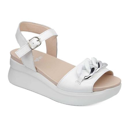 Callaghan 29910 Llana Women's Wedge Sandals White | LOKQPY
