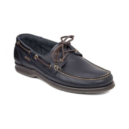 Callaghan 53205 Sea-Walker Men's Boat Shoes Black | PUQNKJ