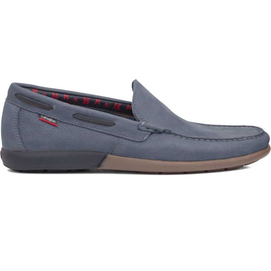 Callaghan 11803 Mediterrani Men's Loafers Blue | WCXEAN
