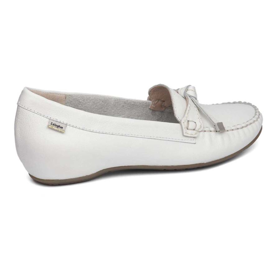 Callaghan 12022 Dance Women's Loafers White | WSQPHE