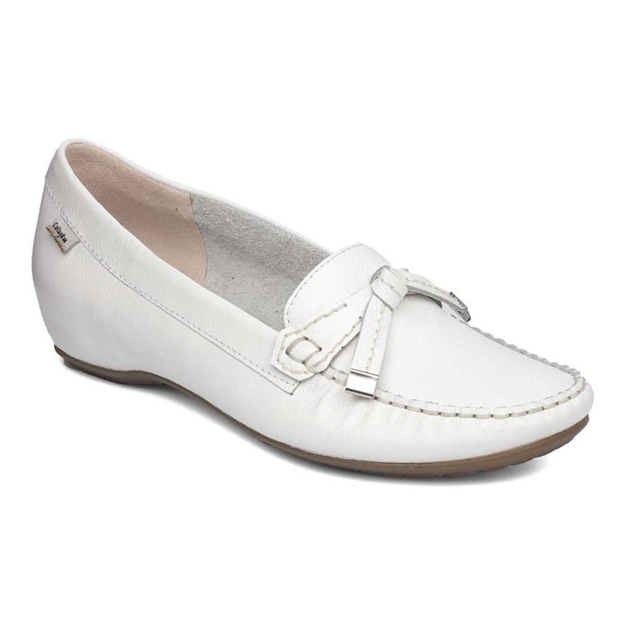 Callaghan 12022 Dance Women\'s Loafers White | WSQPHE