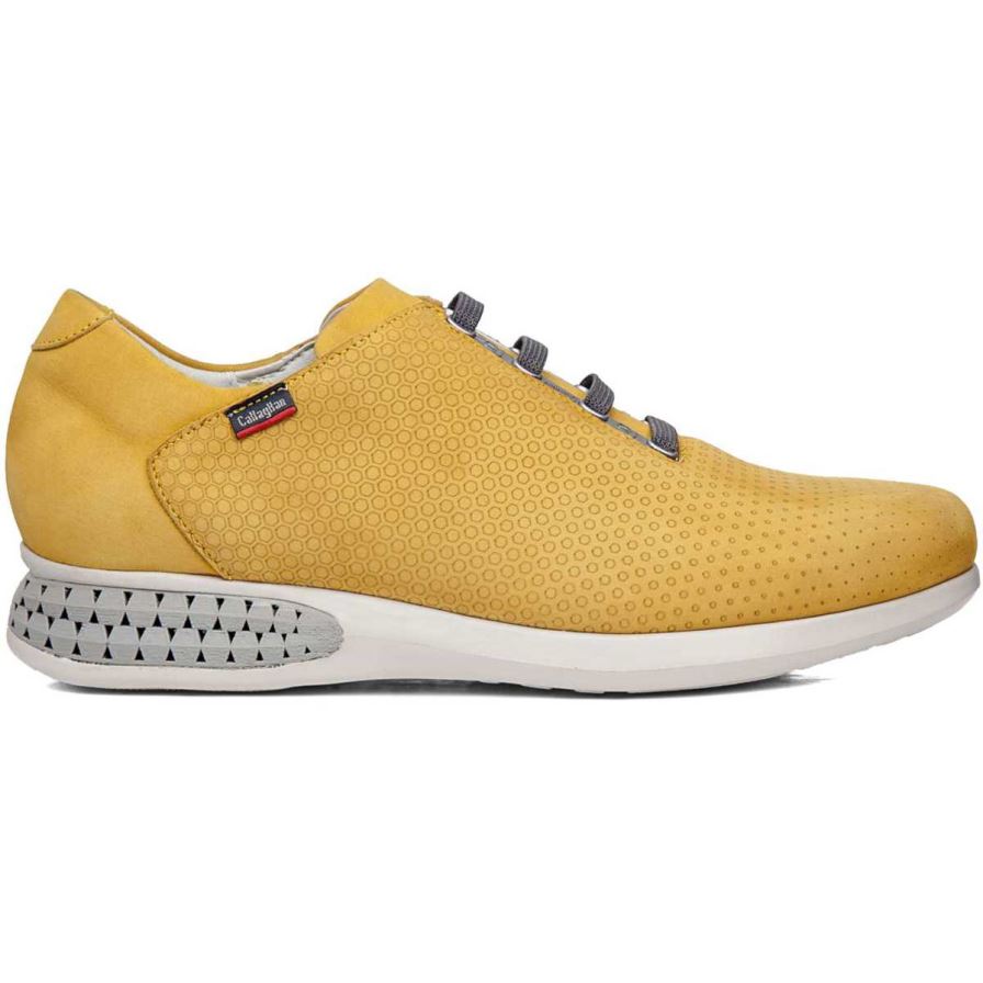 Callaghan 12101 Personal Men's Sneakers Yellow | OKFLXY