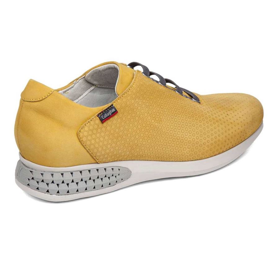 Callaghan 12101 Personal Men's Sneakers Yellow | OKFLXY