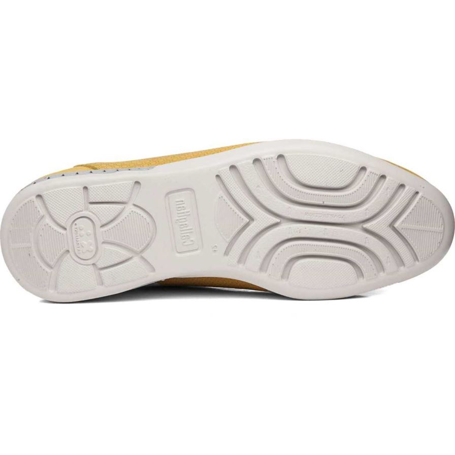 Callaghan 12101 Personal Men's Sneakers Yellow | OKFLXY