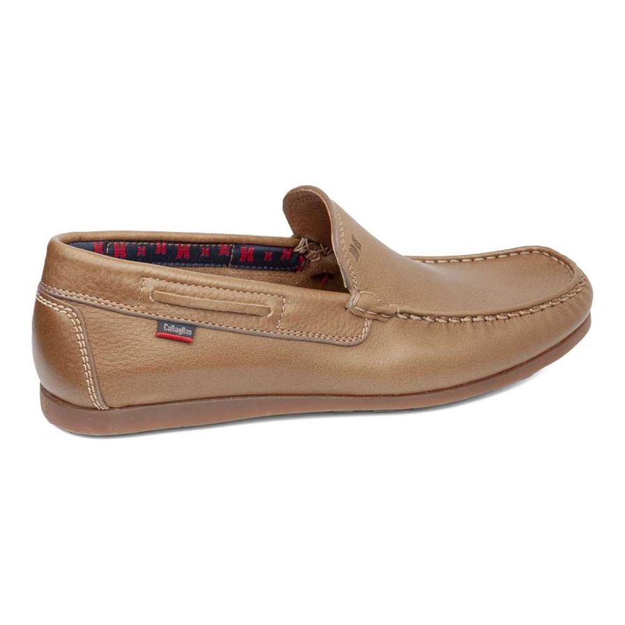 Callaghan 15200 Driveline Men's Loafers Beige | FANIGC