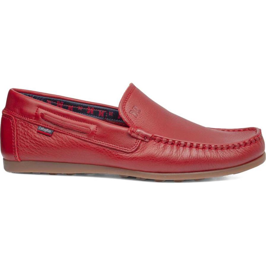 Callaghan 15200 Driveline Men's Loafers Red | NSBIKP