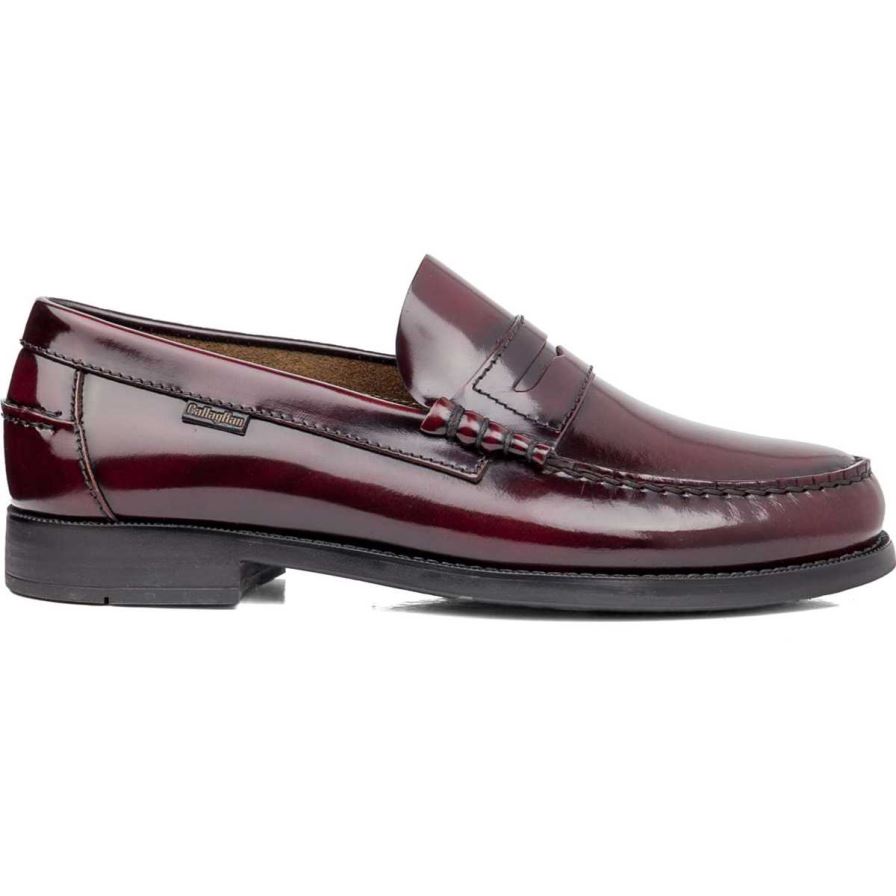Callaghan 16100 Pure Confort Men's Loafers Burgundy | EVAMGD