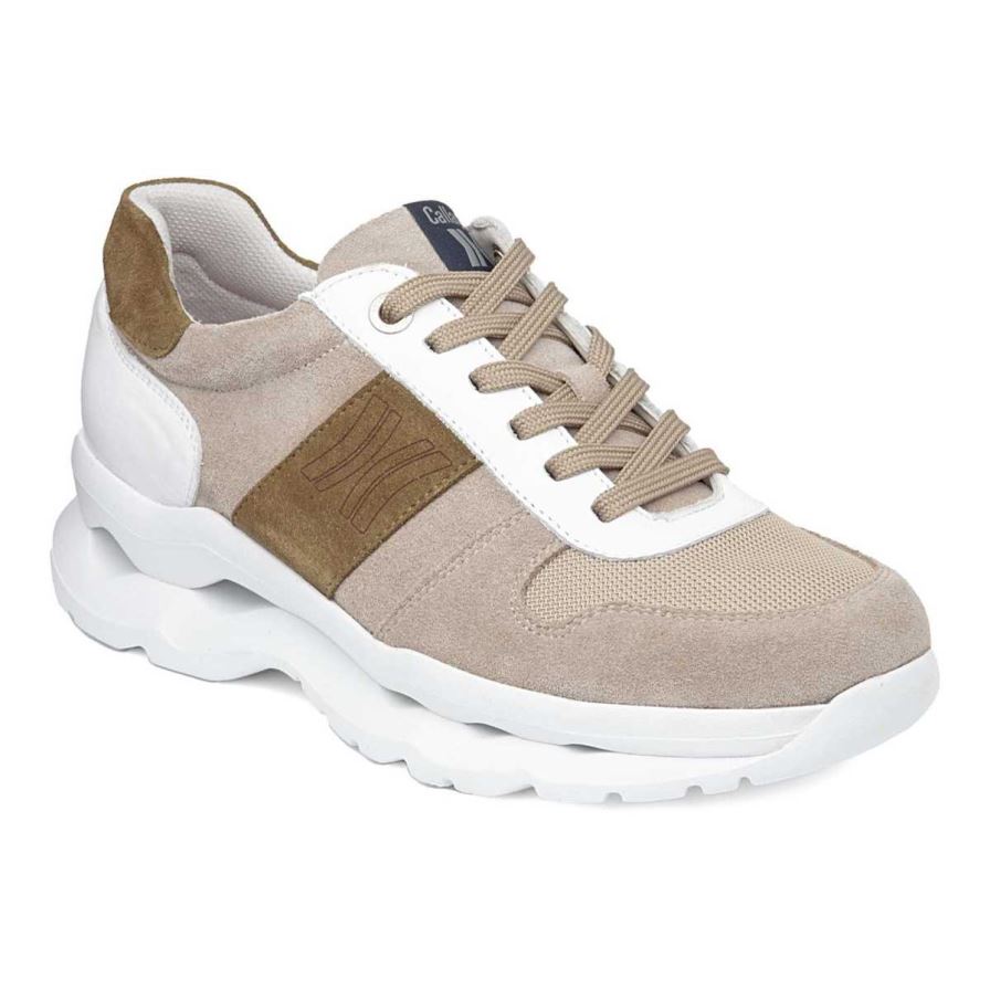 Callaghan 17823 Mare Men\'s Sneakers Beige | KFYMNR