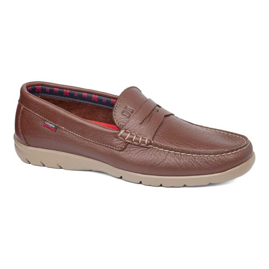 Callaghan 18004 Tenger Men\'s Loafers Brown | MFEXKH
