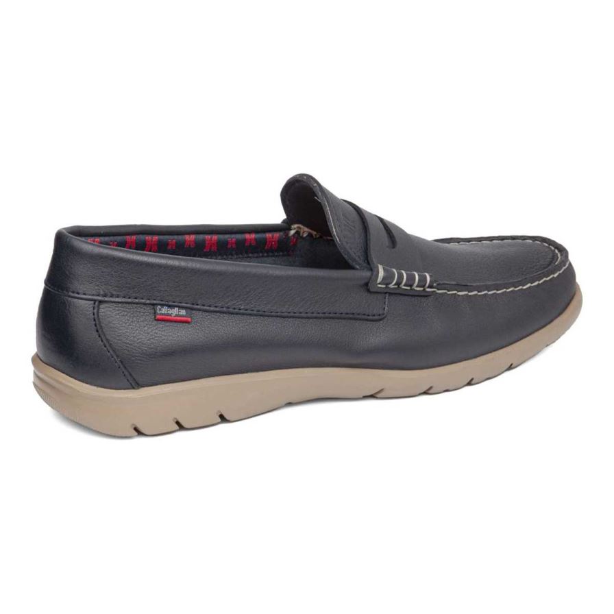 Callaghan 18004 Tenger Men's Loafers Navy | VTRHZX