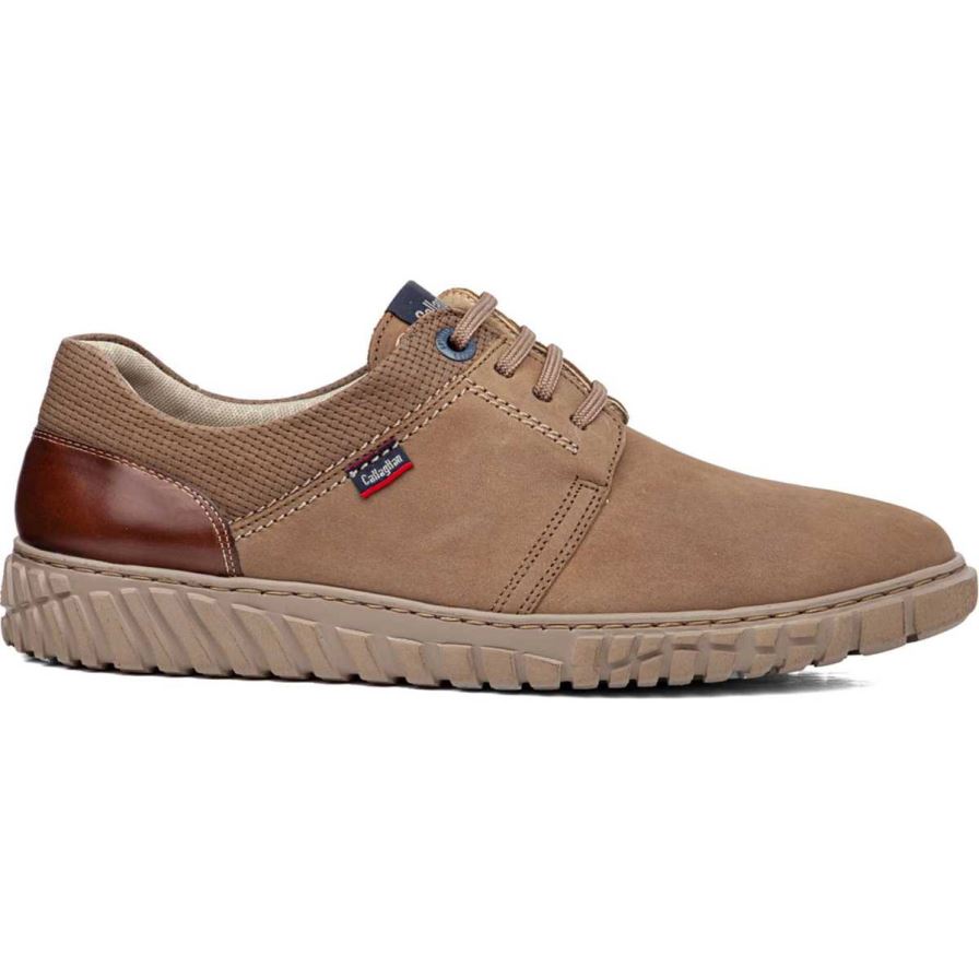 Callaghan 18508 Mope Men's Lace Up Shoes Brown | WXVBJQ