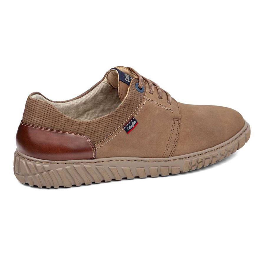 Callaghan 18508 Mope Men's Lace Up Shoes Brown | WXVBJQ