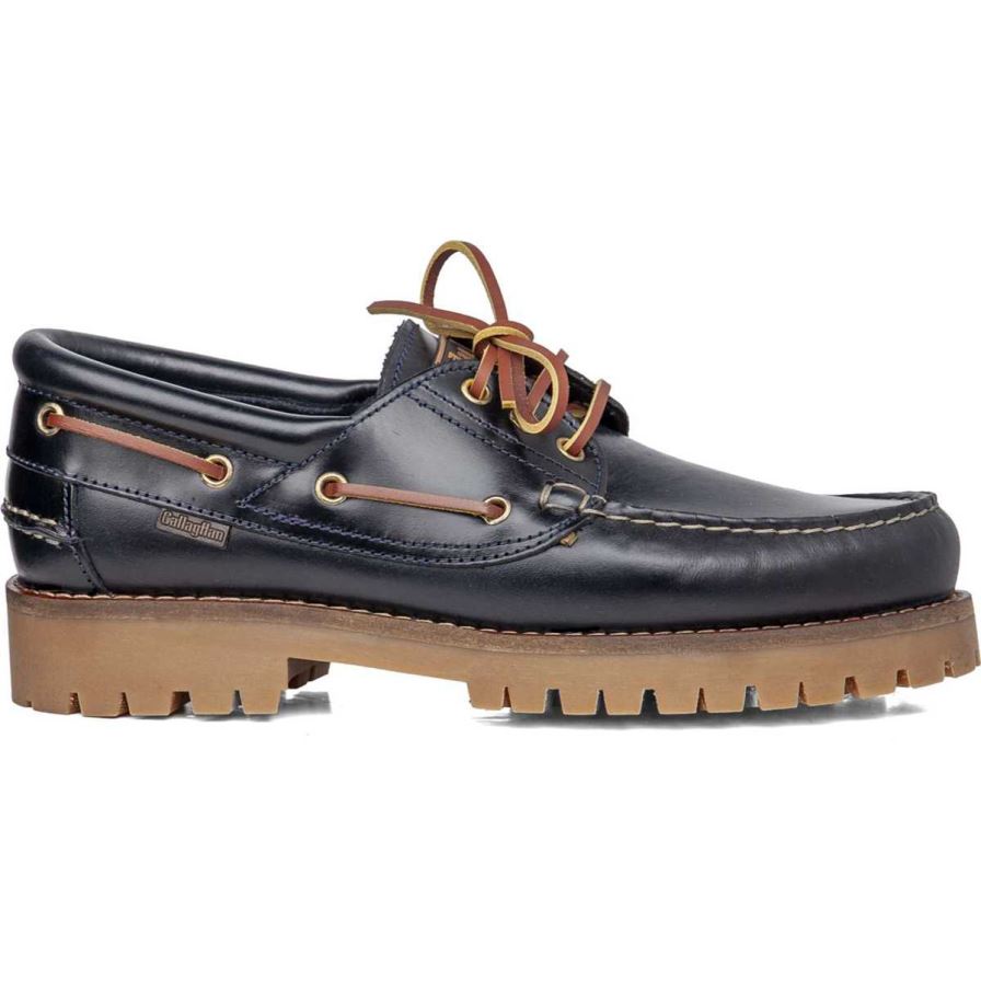Callaghan 21910 Timber Cro Men's Boat Shoes Black | SCWBLD