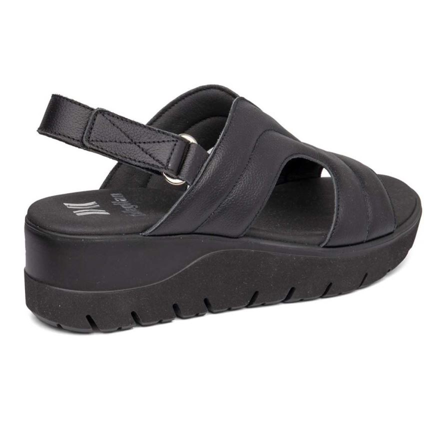Callaghan 26516 Uwanja Women's Platform Sandals Black | OJIWLK