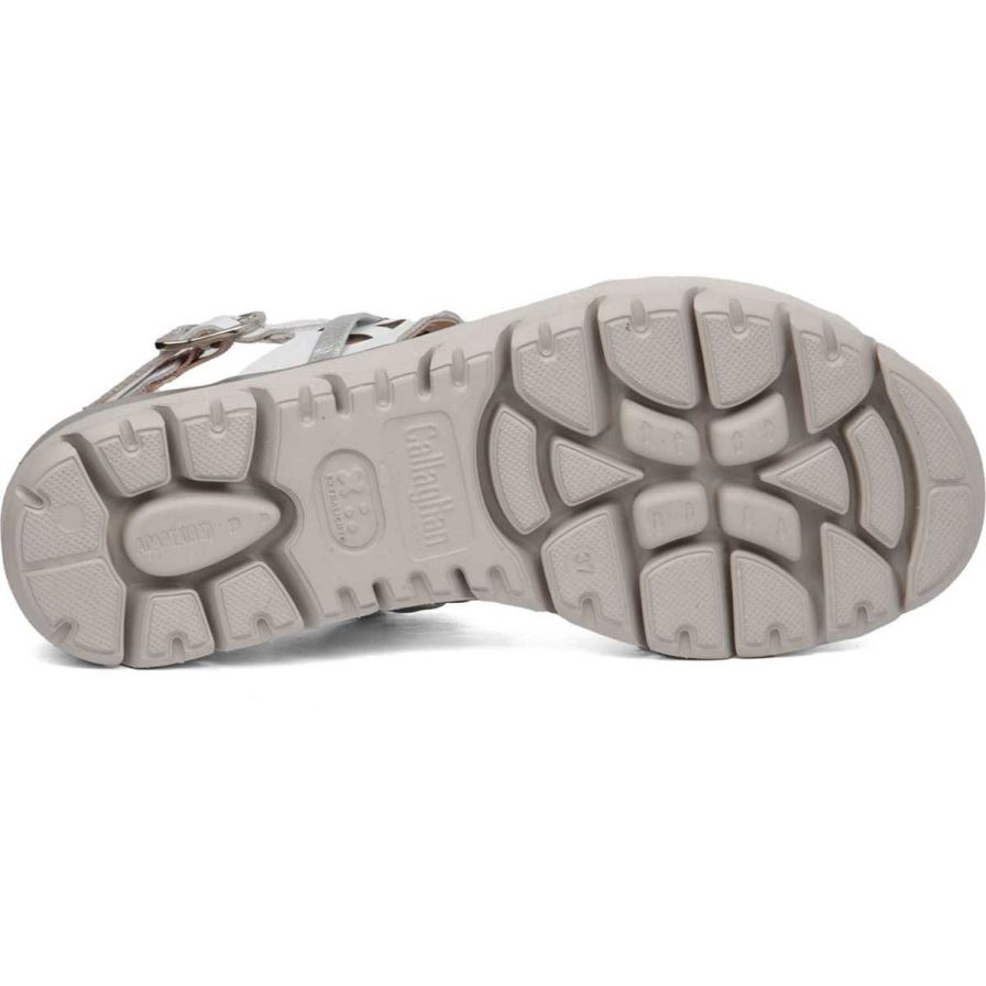Callaghan 26517 Uwanja Women's Wedge Sandals White | KUVYAJ