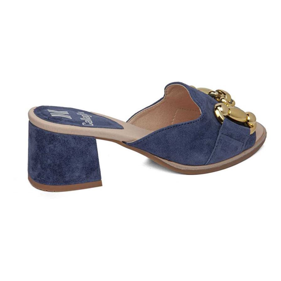 Callaghan 29208 Kibow Women's Heels Sandals Navy | DWFKHL