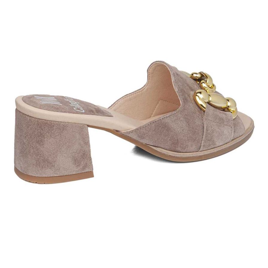 Callaghan 29208 Kibow Women's Heels Sandals Beige | HDSXMT