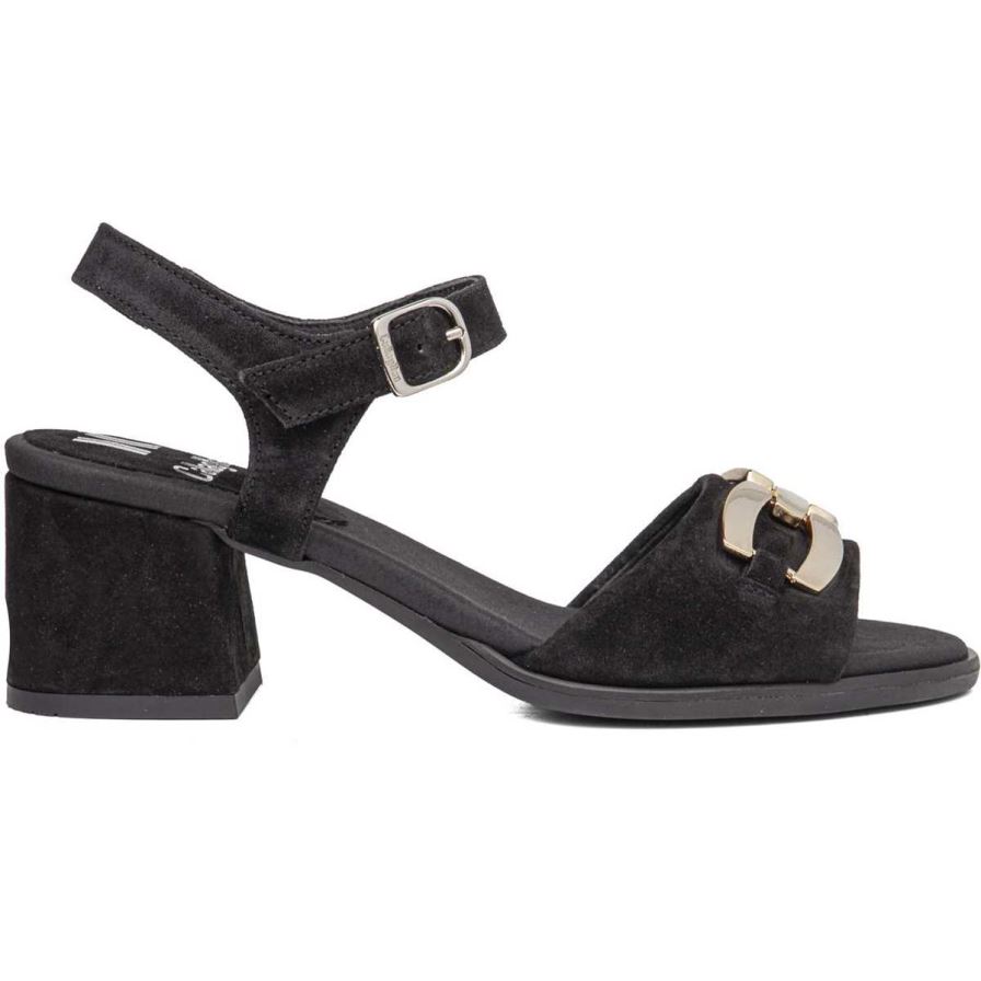 Callaghan 29210 Kibow Women's Heels Sandals Black | QWHYGN