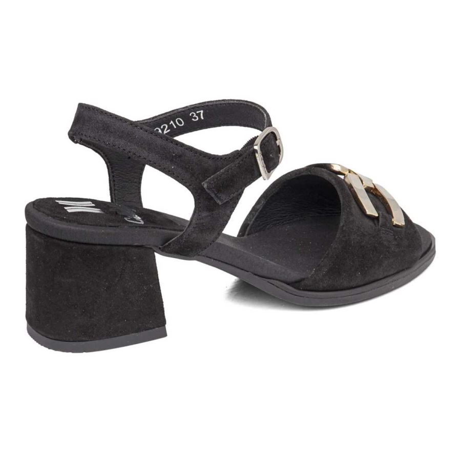 Callaghan 29210 Kibow Women's Heels Sandals Black | QWHYGN