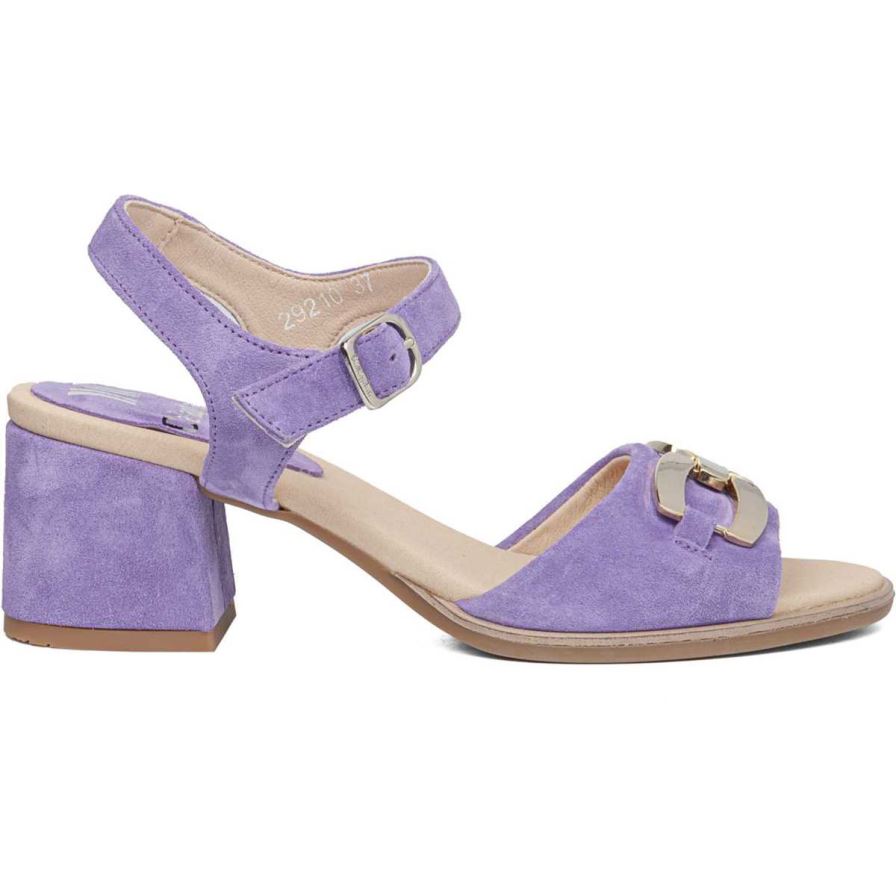 Callaghan 29210 Kibow Women's Heels Sandals Purple | RJHOCZ