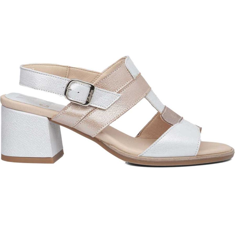Callaghan 29211 Kibow Women's Heels Sandals White | XGWZSH
