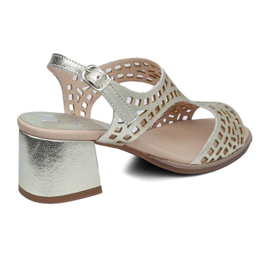 Callaghan 29213 Kibow Women's Heels Sandals Gold | QFVHGL