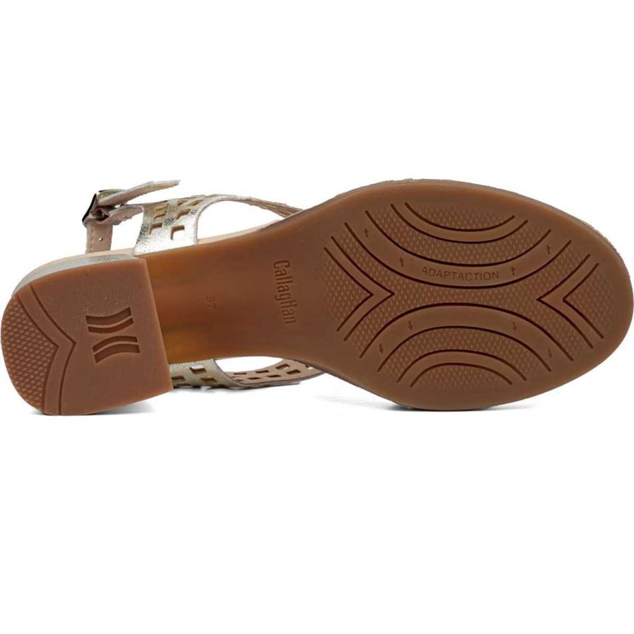 Callaghan 29213 Kibow Women's Heels Sandals Gold | QFVHGL