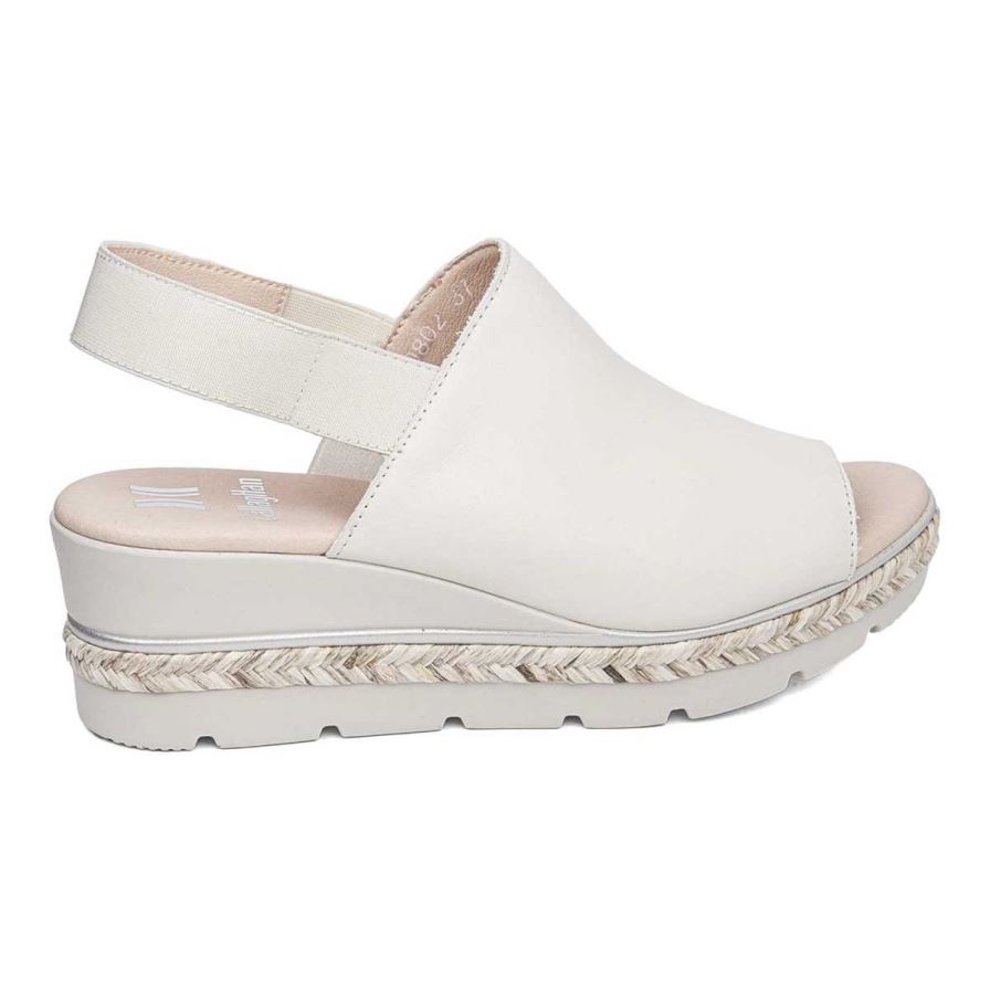 Callaghan 29802 Mara Women's Platform Sandals White | SYTJHK