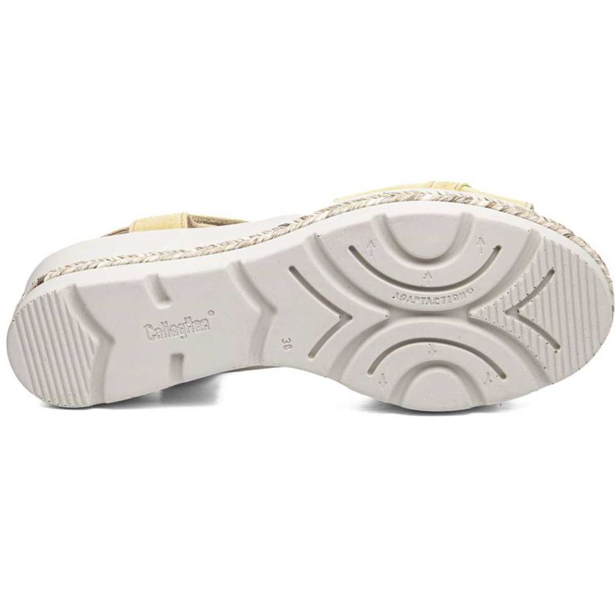 Callaghan 29807 Mara Women's Wedge Sandals Yellow | VINBZD