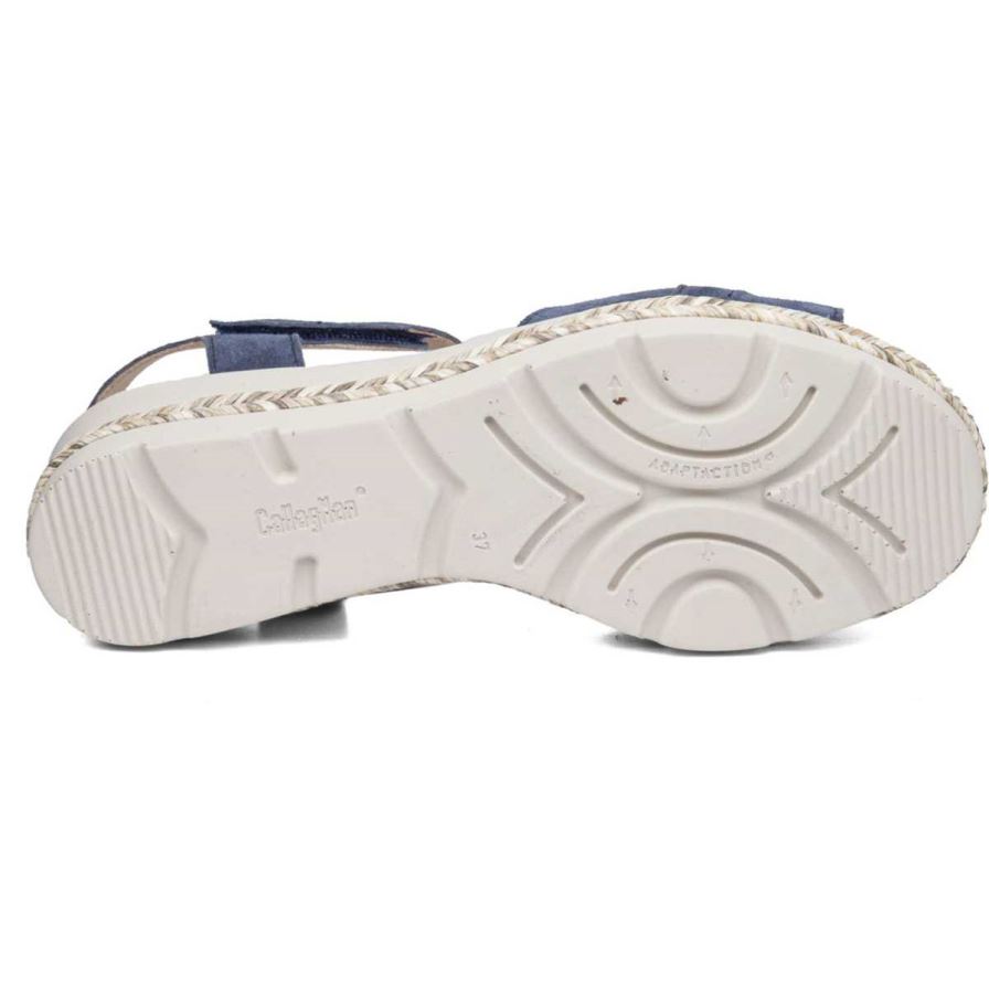 Callaghan 29807 Mara Women's Wedge Sandals Navy | WAUFHP
