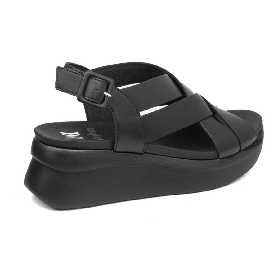 Callaghan 29902 Llana Women's Platform Sandals Black | IOTBEJ