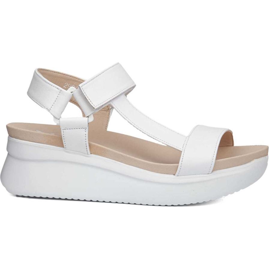 Callaghan 29908 Llana Women's Wedge Sandals White | GPCTWF