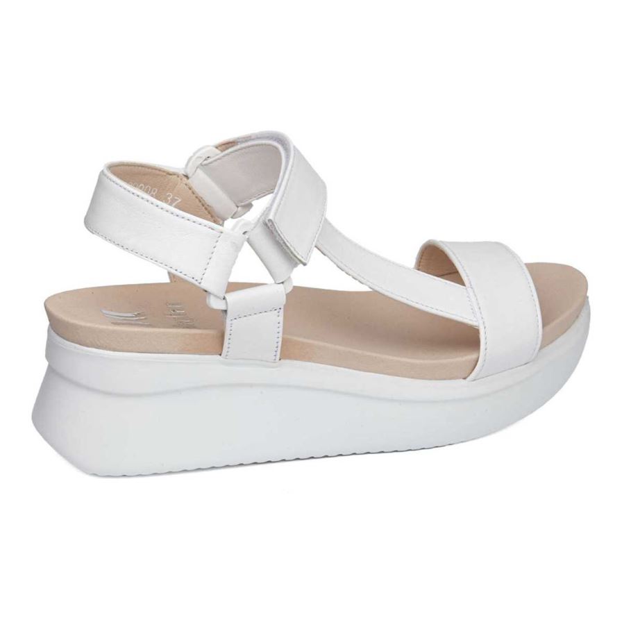 Callaghan 29908 Llana Women's Wedge Sandals White | GPCTWF
