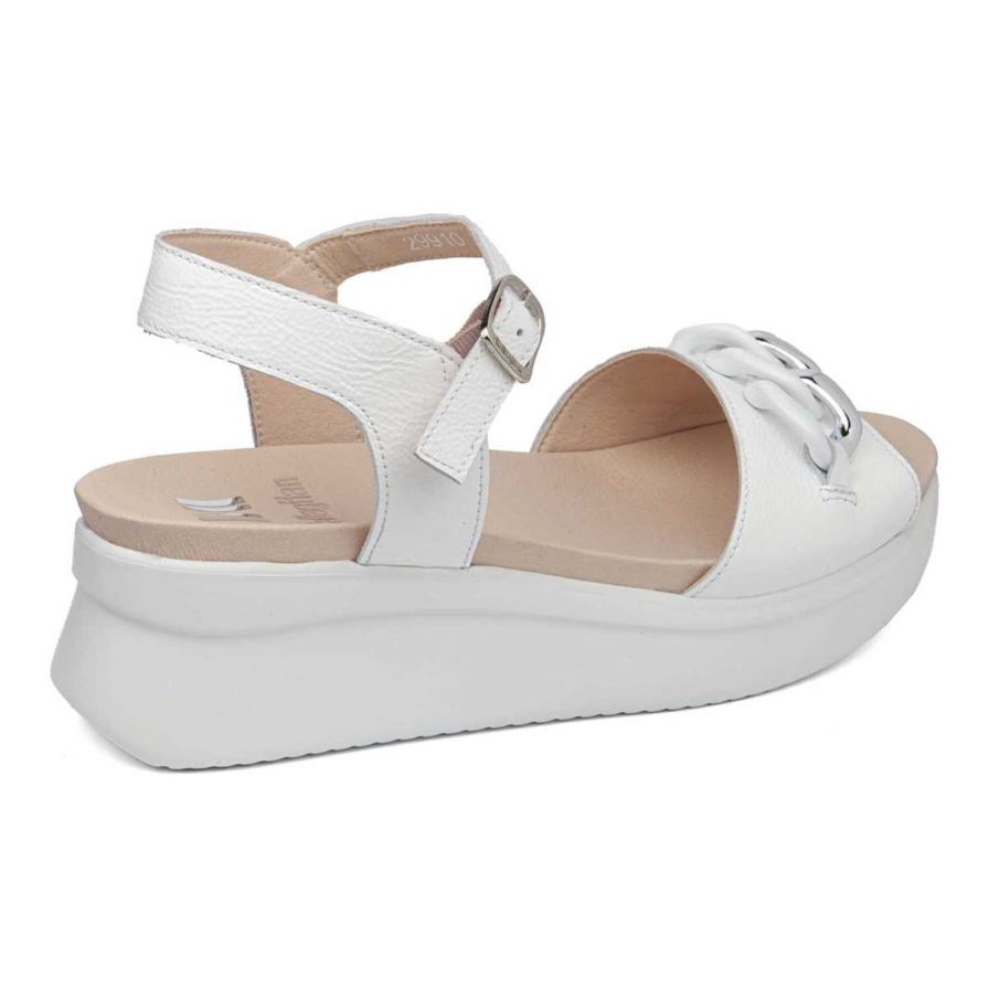 Callaghan 29910 Llana Women's Wedge Sandals White | LOKQPY