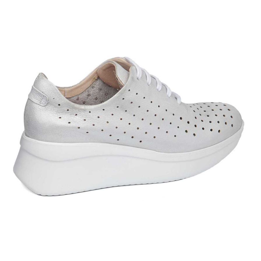 Callaghan 30000 Hanna Women's Platform Shoes White | WSELZC