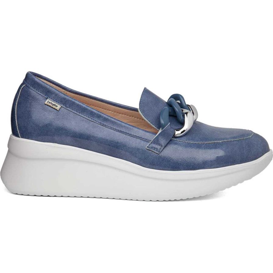 Callaghan 30019 Hanna Women's Platform Shoes Navy | QLODPG