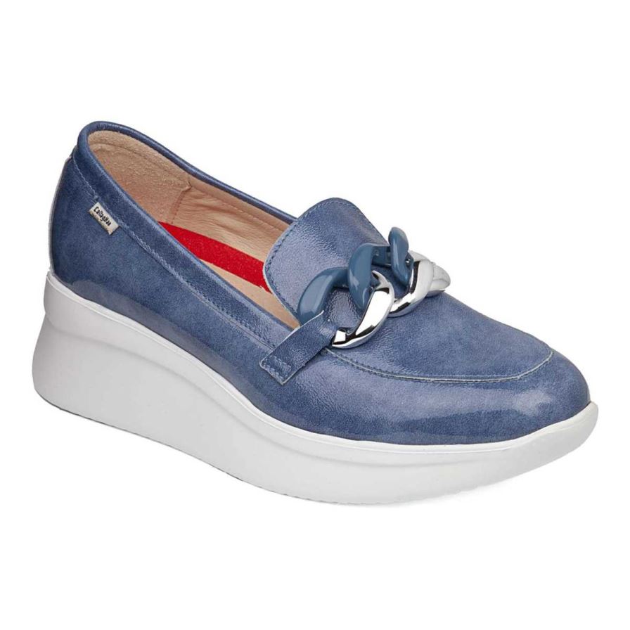Callaghan 30019 Hanna Women\'s Platform Shoes Navy | QLODPG