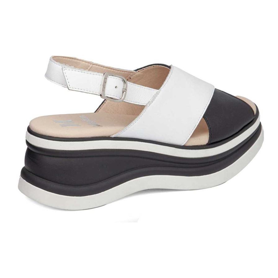 Callaghan 30108 Daniela Women's Platform Sandals White | DFQMZI