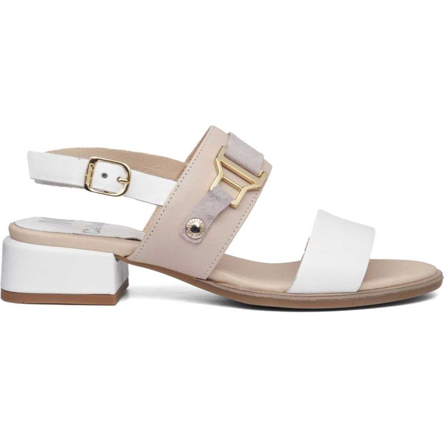 Callaghan 30304 Luna Women's Heels Sandals White | LINESJ