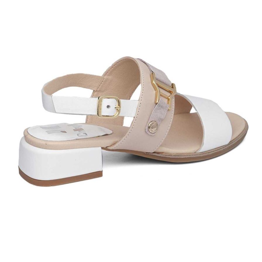 Callaghan 30304 Luna Women's Heels Sandals White | LINESJ