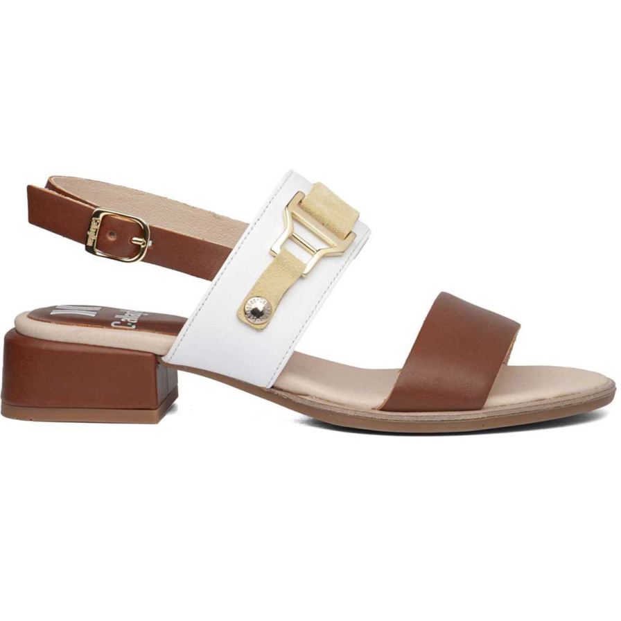 Callaghan 30304 Luna Women's Heels Sandals Brown | UWQBPS