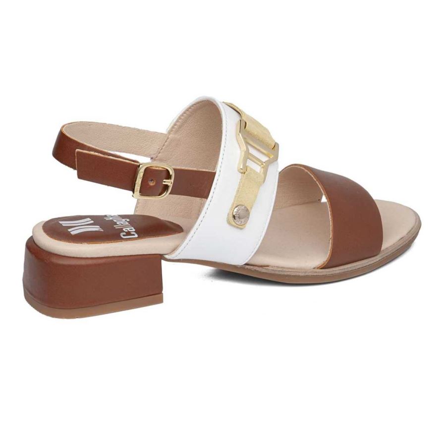 Callaghan 30304 Luna Women's Heels Sandals Brown | UWQBPS