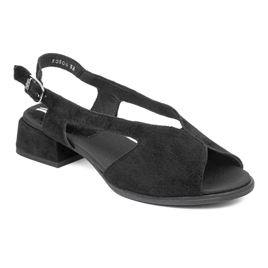 Callaghan 30306 Luna Women\'s Heels Sandals Black | ISKYAE