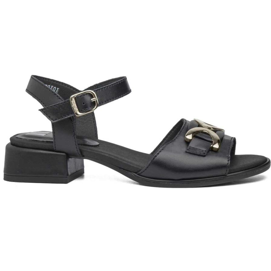 Callaghan 30307 Luna Women's Heels Sandals Black | BJNLPR