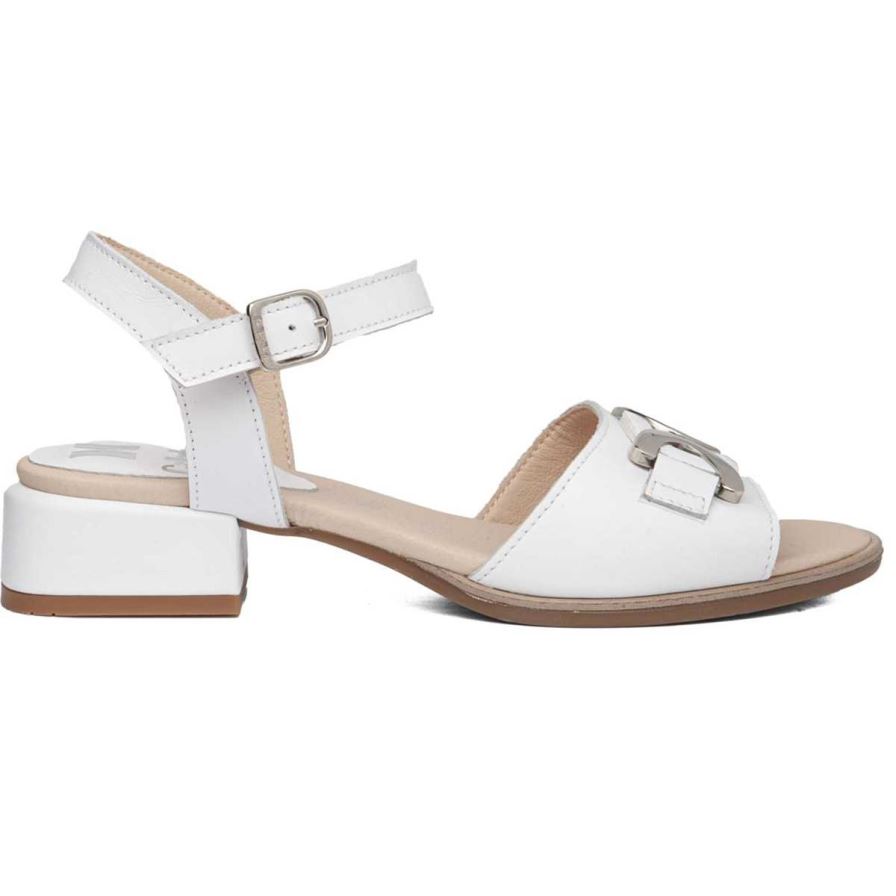 Callaghan 30307 Luna Women's Heels Sandals White | JZYUMP