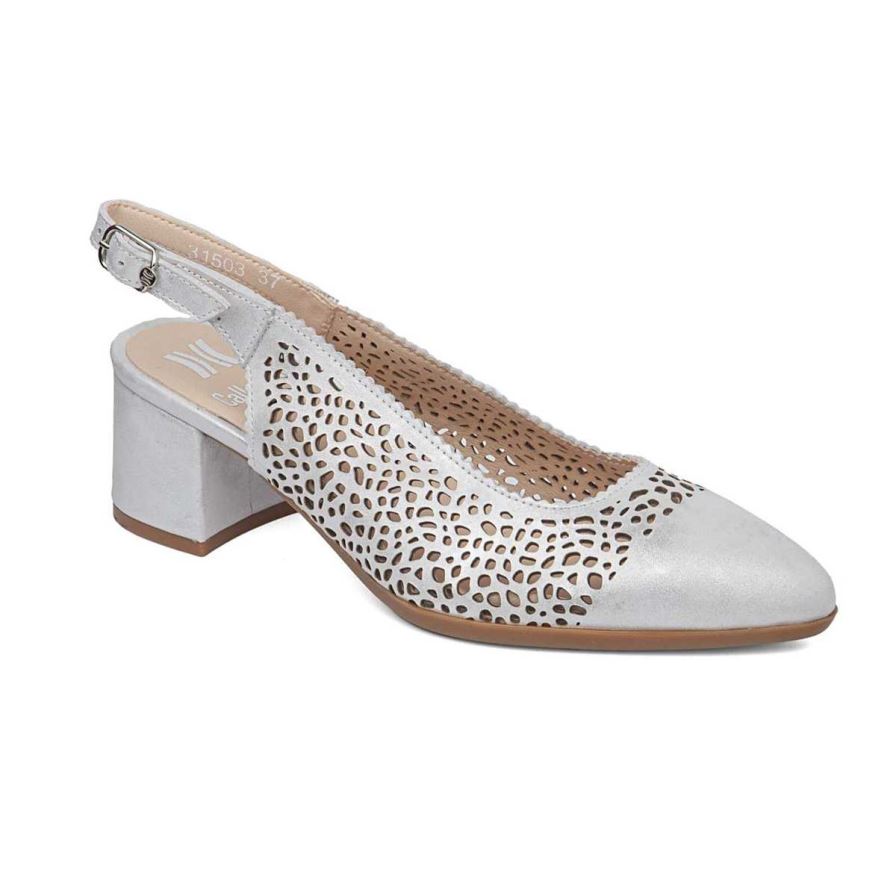 Callaghan 31503 Zahara Women\'s Pumps Silver | LNWVMP