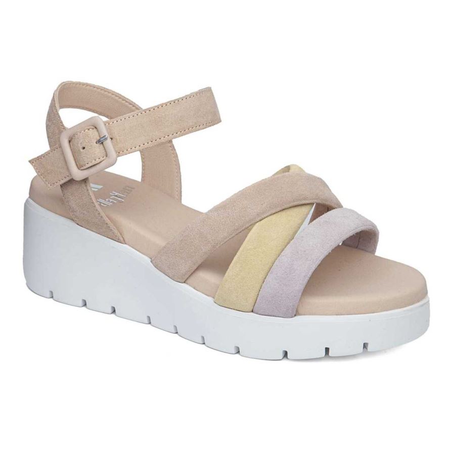 Callaghan 32000 Bera Women\'s Wedge Sandals Multicolor | OJNIUH